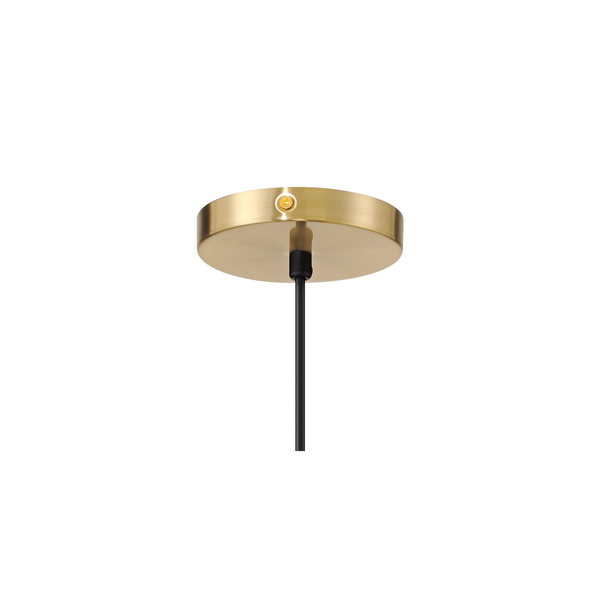 Possini Euro Design Piaza 12 1/4" Mid Century Modern Pendant Ceiling Light Fixture Dining Room Over Table Black Gold Finish