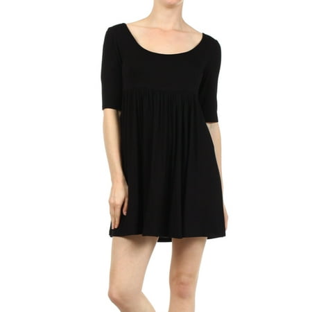 Trendy Salwar - Women's Trendy Style Baby Doll Solid Dress