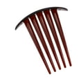 thumbnail image 4 of Unique Bargains 1 Pc Small Side Combs Teeth Hair Combs Hair Clip Comb 3" Brown, 4 of 6