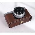 thumbnail image 2 of GadgetCom Half Case Compatible with FUJIFILM X-E5 XE5 , Anti-Slip PU Leather Camera Shell Cover, 2 of 6