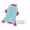 Blue, variant on Pet Jumpsuit Striped Pattern Warm Casual Wear Dog Sleepingwear Pet Four-legged Clothing Puppy Costume-Red,L