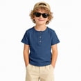 thumbnail image 2 of UAYOTSE Little Boy Trendy Short Sleeve Polo 1T 2T 3T Toddler Boys Summer School Uniform and Social Activities,Sizes 3-4 Years, 2 of 6