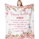 thumbnail image 1 of LHSHID Mom Birthday Unique Birthday Gift Blankets Gift Blanket Flannel Soft and Comfortable Anti static Bed Sofa Blanket 50x60in, 1 of 5