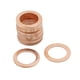 thumbnail image 1 of Arandelas de cobre de diámetro interno de 14mm círculos de juntas de sellado de automóviles planos 20Pcs, 1 of 1