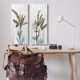 thumbnail image 3 of Stupell Industries Modern Snowdrops Flowers Botanical & Floral Painting Gallery Wrapped Canvas Print Wall Art, 13 x 30, Set of 2, 3 of 8