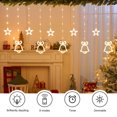 thumbnail image 3 of Christmas Window Curtain Lights, String Lights USB Powered Remote Timer Function Curtain Lights for Christmas New Year Indoor Outdoor Window Decoration, 3 of 5