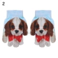 thumbnail image 1 of 1Pair New Warm Fashion Cute Kitty Pet Gloves Knitted 3D Animal Print 2, 1 of 8