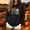 Black, variant on Molidfa Womens Scary Movies Hoodie Retro Graphic Oversized Halloween Pullover Top