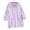 Purple, variant on Women Casual Solid Hooded Long Sleeve Sweatshirts Blouse Tops Extra Long Hoodies S