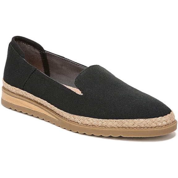 Dr. Scholls Women's Jetset Loafers Black Canvas 6.5M