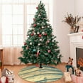 thumbnail image 7 of Sikiie Retro Wooden 30-48 inches {designName} Print Christmas Tree Skirt Snowman Xmas Tree Skirt with Edge Christmas Decorations for Holiday Party-36", 7 of 7