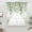 Green, variant on Sage Green Eucalyptus Leaves Swag Valances for Windows, Kitchen Curtains 36 Inch Length 2 Panels Set, Spring Summer Botanical Short Curtains for Small Windows Rod Pocket Cafe Curtains Drapes 28"x36"
