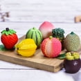 thumbnail image 1 of CNKOO Simulation Fruit Mini Watermelon Strawberry Mango Landscape Ornaments Desk Decor, 1 of 8