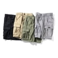 thumbnail image 3 of Pantalones Cortos Cargo 95% Algodón Bolsillos Sueltos Hombre, 3 of 3