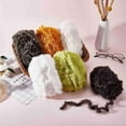 thumbnail image 6 of 2 Roll Super Soft Fur Yarn Chunky Fluffy Faux Fur Yarn Fluffy Eyelash Yarn for Crochet Knit Blanket Rug Clothes Knitting-2×30m(2×32.8yds,51g×2), 6 of 7