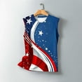 thumbnail image 5 of Summer Cleans Womens 4Th Of July Patriotic Tank Shirt Pullover Sweater Blouses Independence Day Tank Tops Loose Relaxed Fit Sleeveless Shirts Basic Crew Neck Camisole Beach Holiday Tunic Tee 2025, 5 of 5