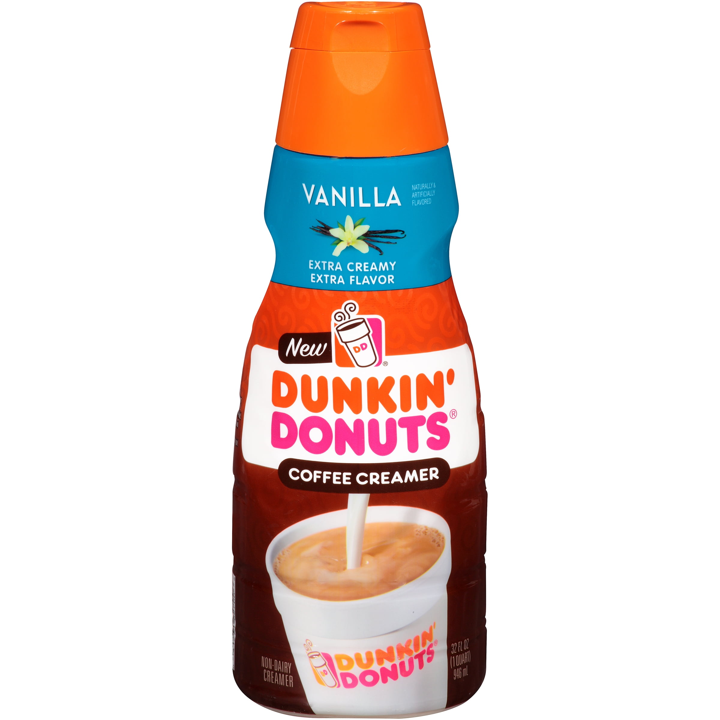 Dunkin Donuts Vanilla Coffee Creamer, 1 Quart Walmart