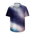 thumbnail image 5 of EQWLJWE Work Shirts for Men's Geometric Beach Shirts Casual Button Up Short Sleeves 3D Non Positioning Printed Shirt Party Outfit Fun Holiday Costumes Gifts for Your Family, 5 of 5