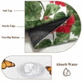 thumbnail image 6 of 2'x6' Rug Runners for Hallways Kitchen, Red Spring Floral Non Slip Entryway Beside Floor Carpet Runner, Butterfly Farmhouse Washable Laundry Room Bedroom Throw Rugs Mat for Family Pet, 6 of 8