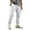White, variant on NAFUU Mens Casual Joggers Pants Men's Cargo Pants Drawstring Workout Joggers Outdoor Hiking Trousers Loose Fit Long Pants Mens Slacks Pants