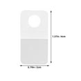 thumbnail image 2 of Raindrops 100Pcs Small Clear Adhesive Hanging Tabs With Round Hole For Retail Shops And Heavy Duty Display Storage Business Shops Offices Home, 2 of 8
