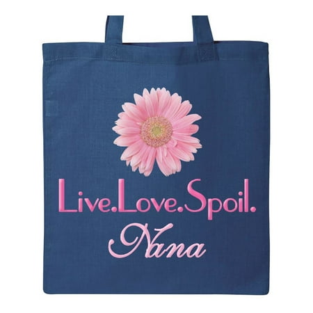 Royal Bag - Live.Love.Spoil.Nana Tote Bag Royal Blue One Size