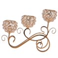 thumbnail image 4 of Candelabro de cristal dorado Sunnimix Candelabros de cristal, 4 of 5