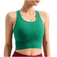 thumbnail image 1 of Seamless Sports Top with Built-In Bra for Women, High-Elasticity Ribbed Running Tank, Slim-Fit Workout Shirt for Gym and Casual Wear, 1 of 9