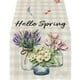 thumbnail image 2 of de mesa Patrón floral Reutilizable Colección de mesa Decoración navideña Primavera Arpillera Caminos de mesa para Semana Santa Campin 1 perfecl Corredor de escritorio, 2 of 4