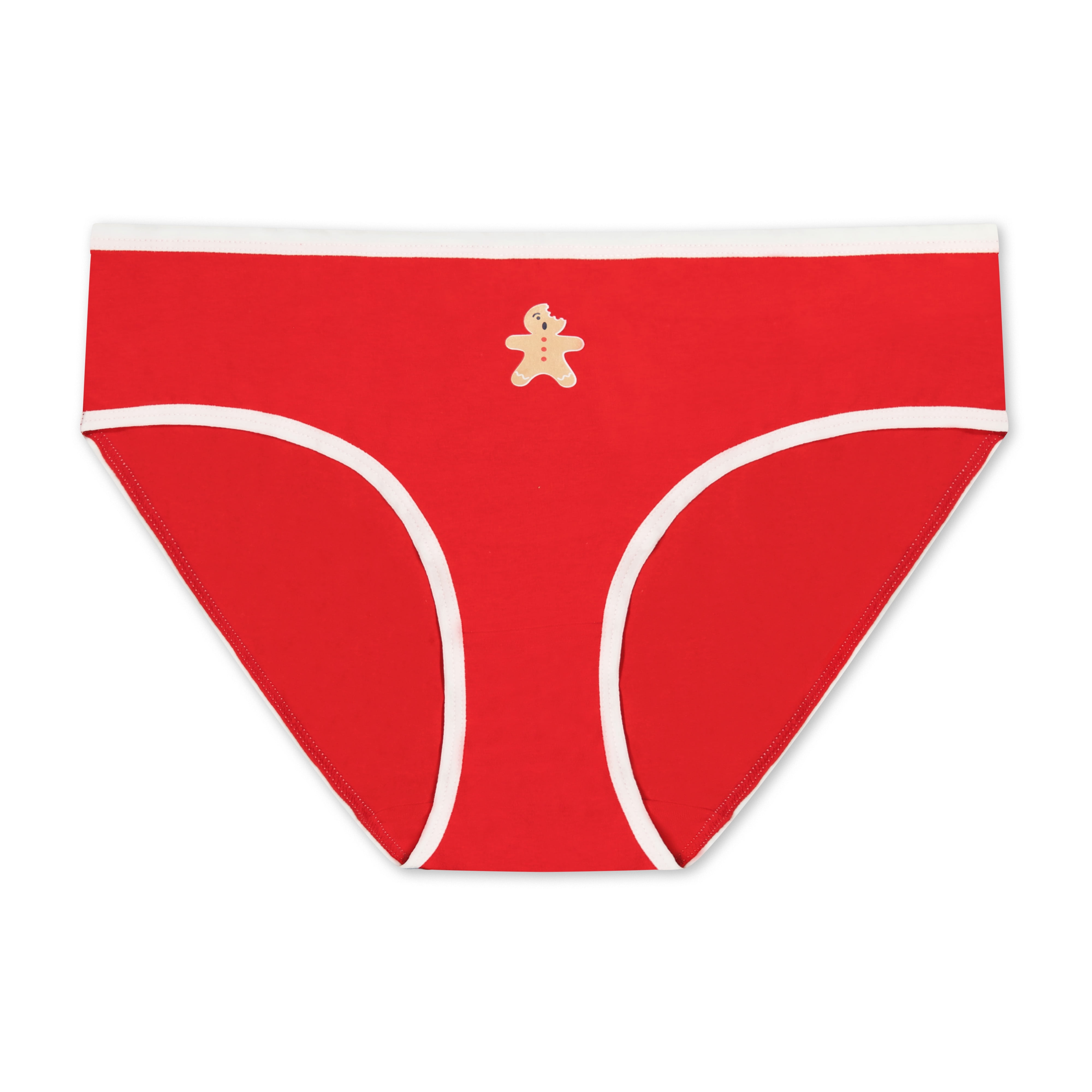 Holiday Time Women's Christmas Jersey Hipster, Underwear 7 Pack, S-XXL