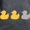thumbnail image 3 of CafePress - Duck Duck Gray Duck Women's Dark T Shirt - Women's Traditional Fit Dark T-Shirt, 3 of 4