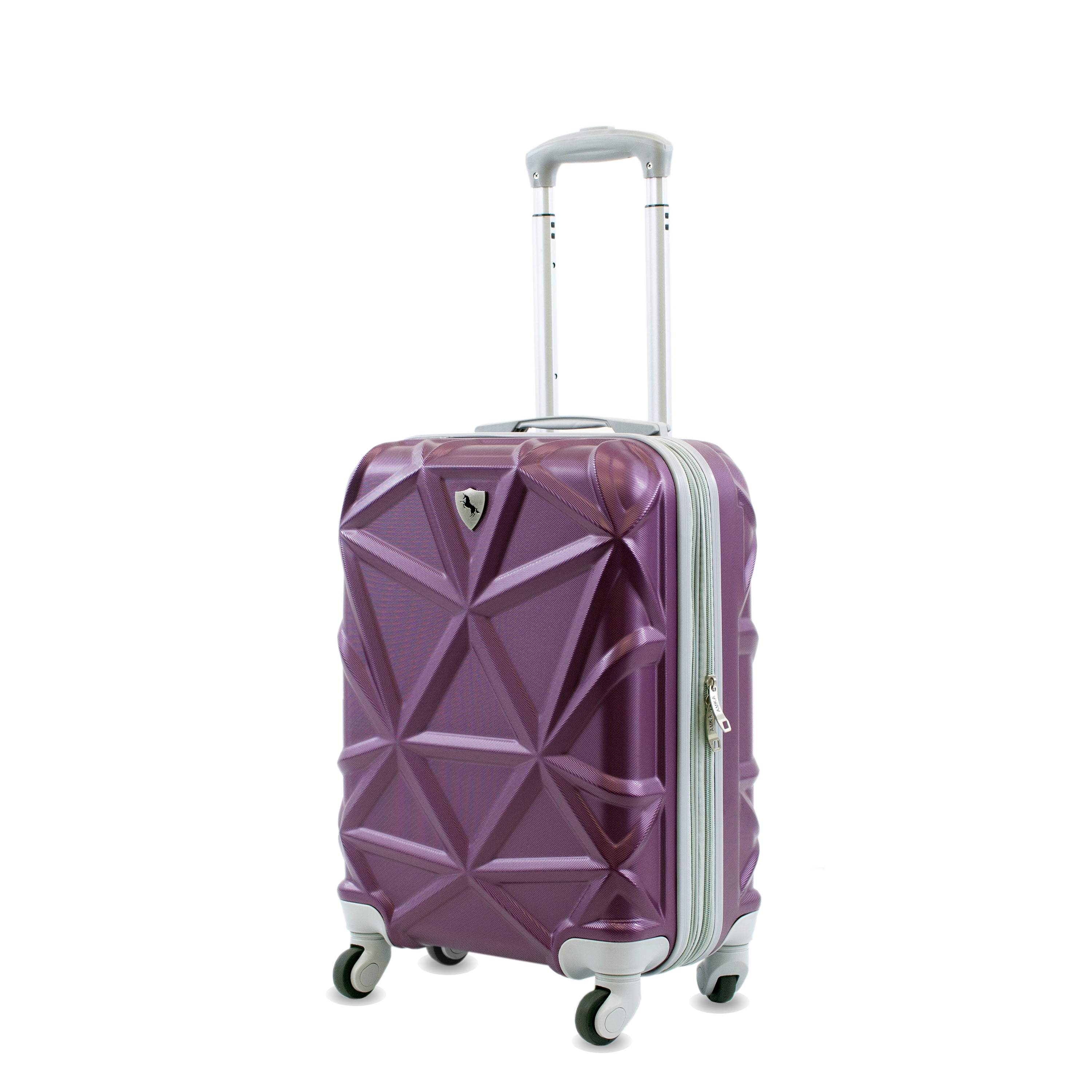 purple carry on luggage