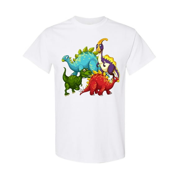Inktastic Cute Dinosaurs T-Shirt