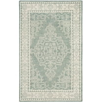 SAFAVIEH Kenya Andreas Oriental Area Rug, Ivory/Blue, 5' x 8'