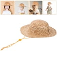 thumbnail image 6 of Phlegsive Kid Straw Hat Beach Sun Cap Straw Hat Straw Woven Beach Hat Summer Handicraft Hat, 6 of 6