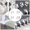 thumbnail image 5 of Tablecloth Clamps Silver for Fixing 4Pcs Anti Slip Clips, 5 of 5