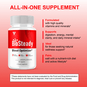 BioSteady Blood Optimizer, Bio Steady Advanced Formula (60 Capsules)