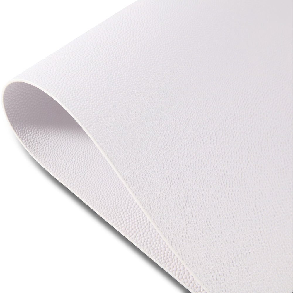 Ala Carte by Dainty Home Lucerne Patent Pebbled Textured Faux Leather Placemats – Set of 4, Reversible, Non-Slip, Washable, Heat & Tear Resistant – 12x18 in Dining Table Mats