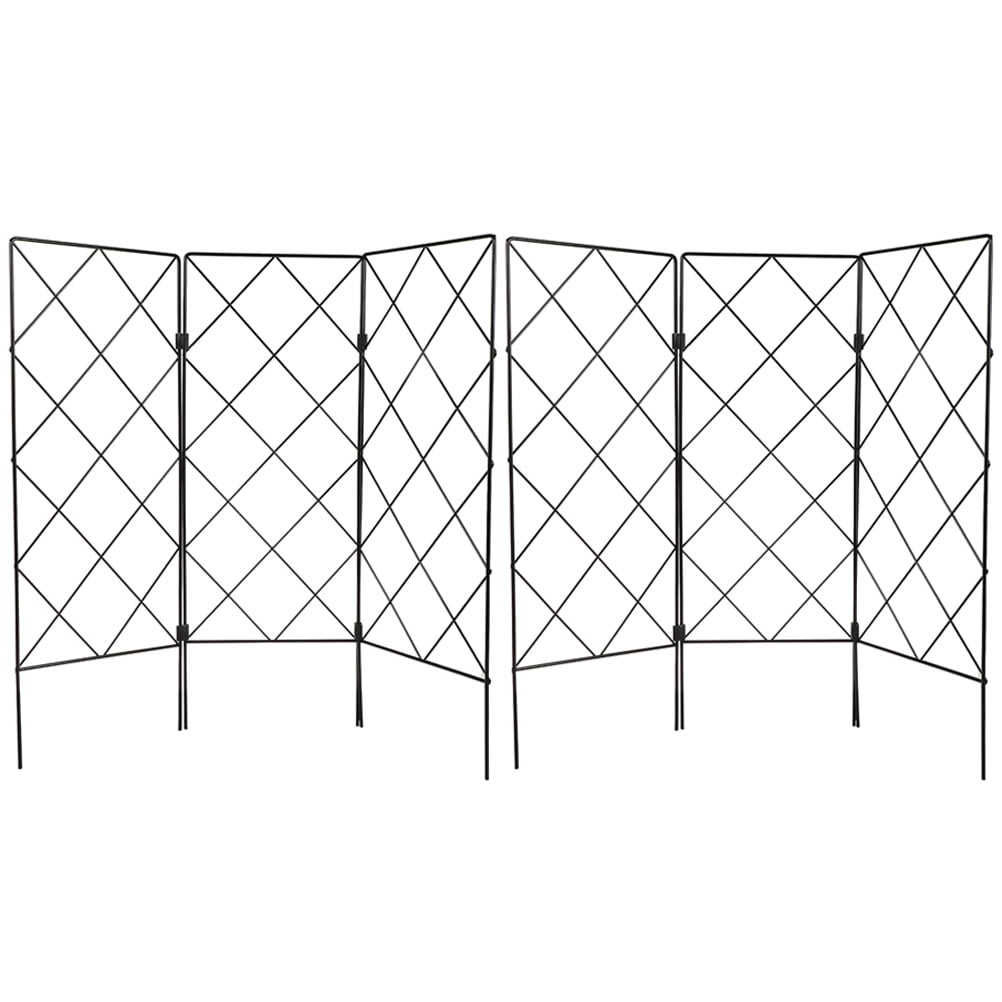 unbranded 2pcs Practical Garden Climbing Plants Support Rack Iron Tomatoes Cages for Garden