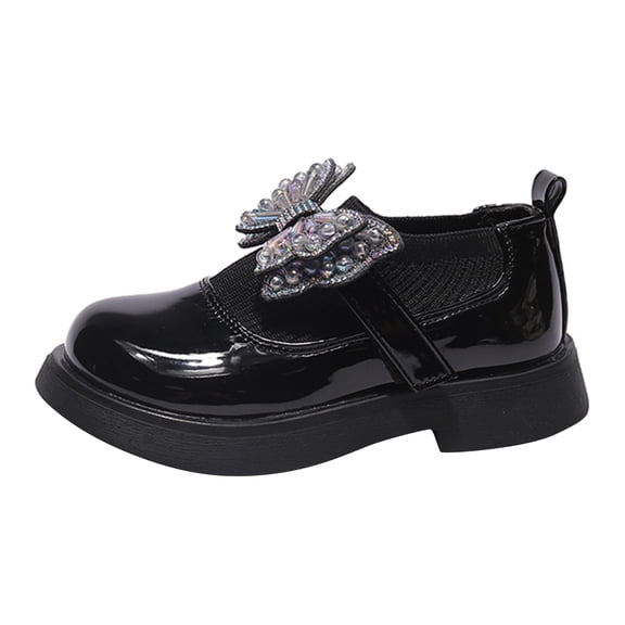 NOKIO Girls Dress Shoes Toddler Mary Janes Shoes Little Girl School Uniform Oxford Shoes for Girl Flats Mary Jane Flats For Girls Single Shoes Children Dance Shoes Girls Performance Shoes