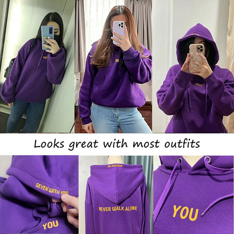 Jimin Seven With You Hoodie You Never Walk Alone BTS Merch 