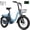 Blue, variant on D200 Electric Bike for Adults Teens Students, 750W Peak Motor 28 Mph, 48V 10.4Ah Battery Up to 55 Miles, with 7‑Speed Step‑Through Cargo Fold E Bicycle, NFC Unlock, Black