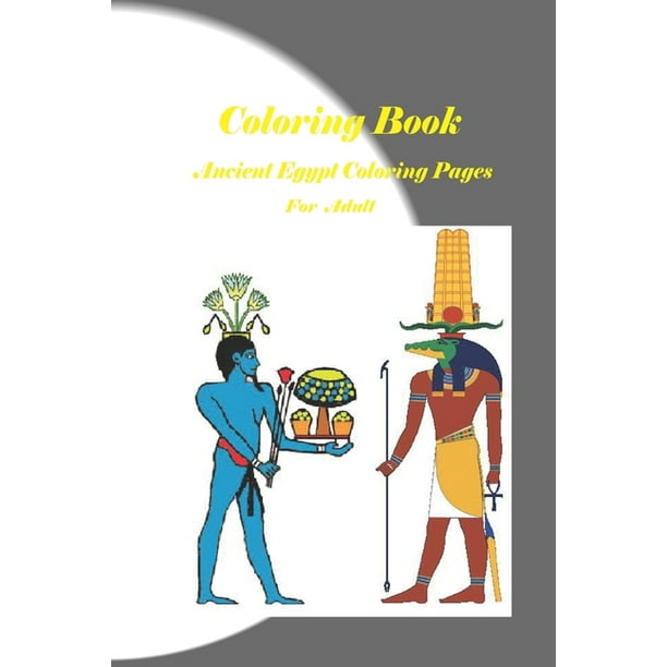 Download Adult Coloring Book Ancient Egypt Coloring Pages Paperback Walmart Com Walmart Com