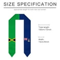 thumbnail image 5 of Jamaica Cayman Islands Flag Shawl Sash Stole Graduation Shawls Wraps Scraf For International Study, 5 of 5