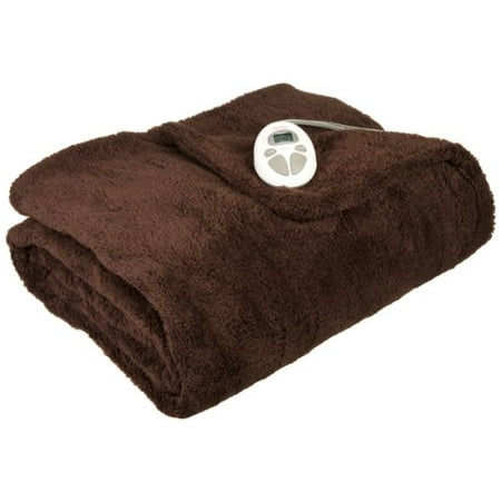 Sunbeam Heated Blanket | LoftTec, 10 Heat Settings, Walnut ...
