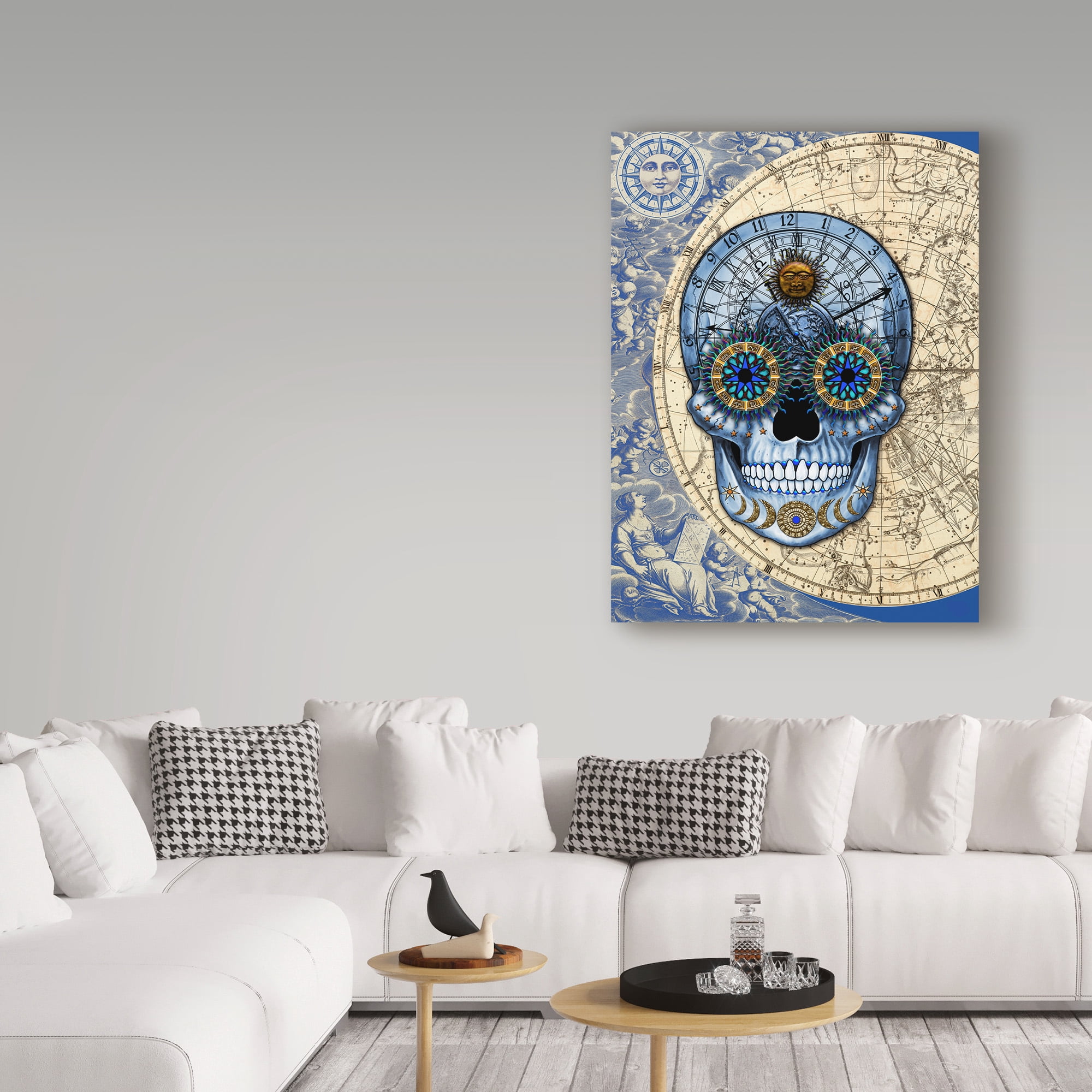 Trademark Fine Art 'Astrologiskull' Canvas Art by Fusion Idol Arts
