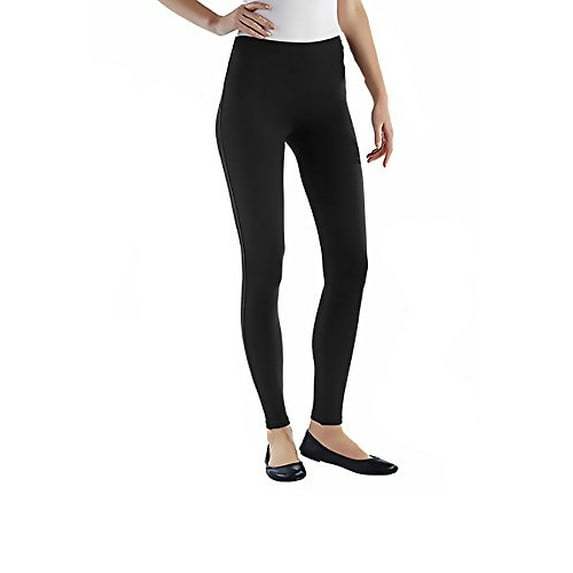 Kirkland Signature Womens French Terry Leggings, Black, Large