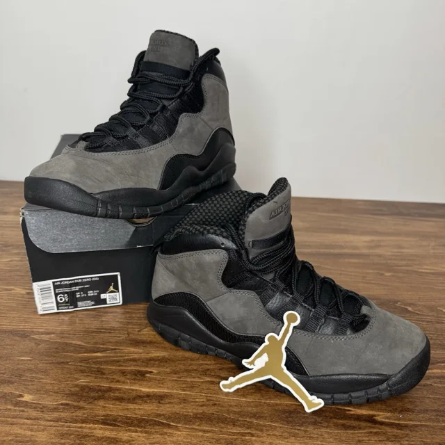 Ni - ke Ni - ke Air Jordan X 10 Retro Shadow 2018 Youth 6.5 Basketball Shoe With BOX!