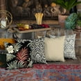thumbnail image 5 of ARDEN Essentials Outdoor Pillow 16 x 16, Simone Black Tropical, 5 of 8