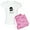 With Pink Camo Pant, variant on CafePress - Ninja Nunchuck Women's Light Pajamas - Women's Short Sleeve Print T-Shirt and Pants Light Cotton Pajama Set